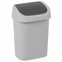 Curver Mistral afvalbak swing 50 liter soft grey - thumbnail