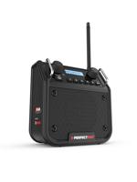 PerfectPro DPR2-18V Bouwradio DAB+, VHF (FM) AUX, Bluetooth, DAB+, FM Spatwaterbestendig, Stofdicht, Stofvast Zwart - thumbnail