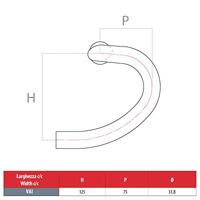 Cinelli Vai Stuur 31.8 mm - Mat Zwart - thumbnail