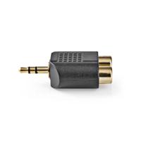 Stereo Audioadapter | 3,5 mm male - 2x RCA female - thumbnail