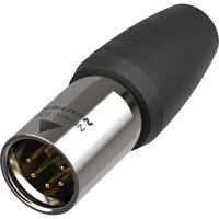 Neutrik NC5MX1-TOP XLR-connector Stekker, recht Aantal polen: 5 Zwart 1 stuk(s) - thumbnail