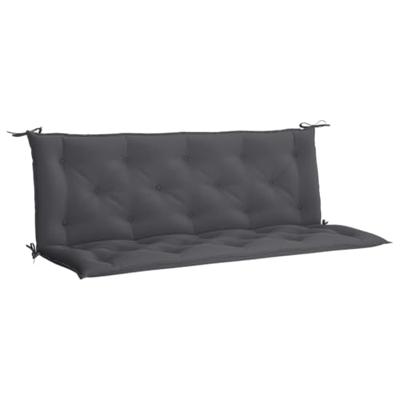 VidaXL Tuinbankkussen 150x(50+50)x7 cm oxford stof antracietkleurig VidaXL Tuinbankkussen 150x(50+50)x7 cm oxford stof antracietkleurig