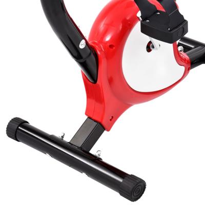VidaXL Hometrainer met bandweerstand rood
