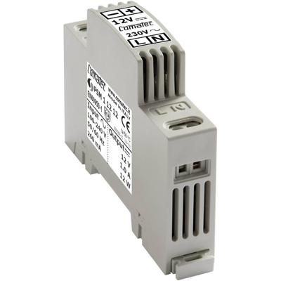 Comatec PSM1/12.12 DIN-rail netvoeding 12 V/DC 1 A 12 W Inhoud 1 stuk(s) Comatec PSM1/12.12 DIN-rail netvoeding 12 V/DC 1 A 12 W Inhoud 1 stuk(s)