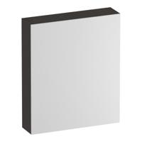 Brauer Impress Spiegelkast 60 cm - zonder Verlichting - Met 1 Rechtsdraaiende Dubbelzijdige Spiegeldeur - Timber Anthracite - thumbnail