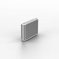 LINDY Sleutel voor USB-C-poort Set van 10 stuks Wit Sleutelslot Zonder sleutel 40439 - thumbnail
