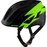 Olympic Sportswear Alpina sports kinderhelm pico 50-55 glans zwart/groen - thumbnail