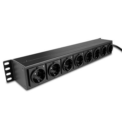 Lindy 73025 energiedistributie 8 AC-uitgang(en) 1.5U Zwart Lindy 73025 energiedistributie 8 AC-uitgang(en) 1.5U Zwart