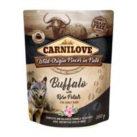 CARNILOVE DOG POUCH BUFFEL / ROZENBLAD 12X300 GR - thumbnail