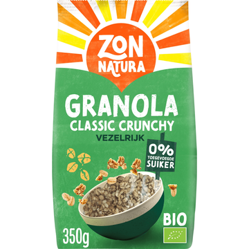 Zonnatura Granola Classic Crunchy Bio 350 g bij Jumbo Zonnatura Granola Classic Crunchy Bio 350 g bij Jumbo