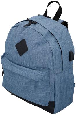 Active Sport - Rugzak met USB-Oplaadpoort - Blauw 24 Liter