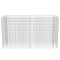 Gabion plantenbak 180x50x100 cm gegalvaniseerd staal - thumbnail