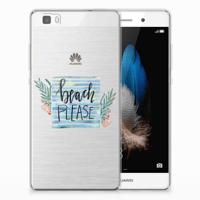 Huawei Ascend P8 Lite Telefoonhoesje met Naam Boho Beach - thumbnail