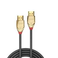 LINDY 37604 HDMI-kabel Aansluitkabel HDMI-A-stekker, HDMI-A-stekker 5.00 m Grijs 8K UHD - thumbnail