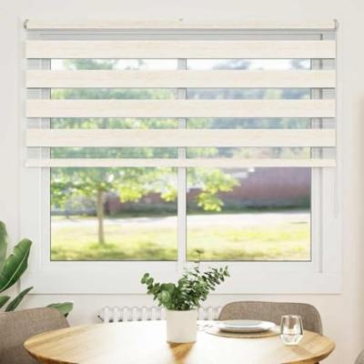 VidaXL Zebra rolgordijn 160x100 cm stofbreedte 155,9 cm marmerbeige VidaXL Zebra rolgordijn 160x100 cm stofbreedte 155,9 cm marmerbeige