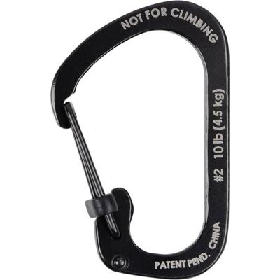 NITE Ize SlideLock Gr. 2 CSL2-01-R6 Karabijn 44 mm x 29 mm x 2.5 mm 1 stuk(s) NITE Ize SlideLock Gr. 2 CSL2-01-R6 Karabijn 44 mm x 29 mm x 2.5 mm 1 stuk(s)
