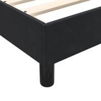 Boxspring zonder matras fluweel zwart 140x210 cm - thumbnail