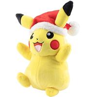 Pokemon Pluche - Pikachu with Christmas Hat (20cm) - thumbnail