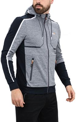 Sjeng Sports sportvest Nathon grijs/donkerblauw