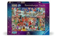 Ravensburger puzzel Christmas Steam Train - 1000 stukjes - thumbnail