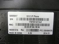 Mitel MiVoice 5312 IP telefoon Zwart, Grijs Handset met snoer LED - thumbnail