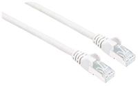 Intellinet 741903 RJ45 Netwerkkabel, patchkabel CAT 6a (losse kabel CAT 7) S/FTP 0.25 m Wit Halogeenvrij 1 stuk(s) - thumbnail
