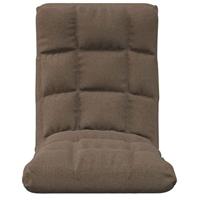 Vloerstoel inklapbaar stof taupe - thumbnail