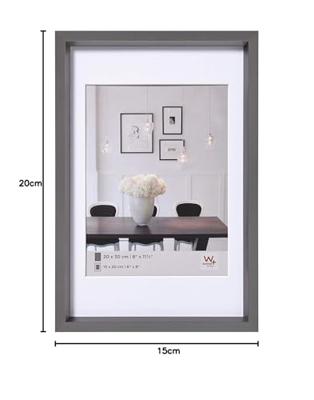 Walther Steel Style fotolijst 15x20cm staal