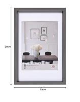 Walther Steel Style fotolijst 15x20cm staal - thumbnail