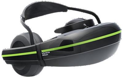 Vuzix iWear Video-hoofdtelefoon (ondersteunt video-2d/3d, 16: 9, USB, 1280 x 720 pixels) zwart