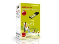 Conceptronic Draadloze 300 Mbps 11n PC Express Card - thumbnail