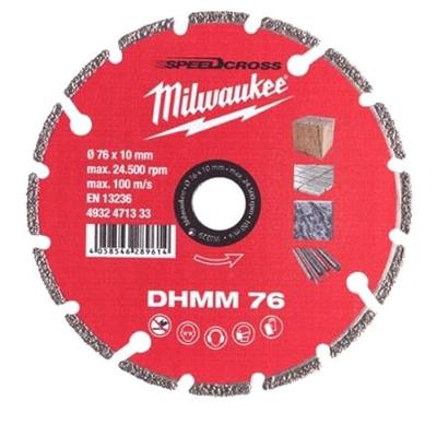 Milwaukee Diamant blad DHMM Diamond Multi Material Blade 76-1 pc - 4932471333 Milwaukee Diamant blad DHMM Diamond Multi Material Blade 76-1 pc - 4932471333