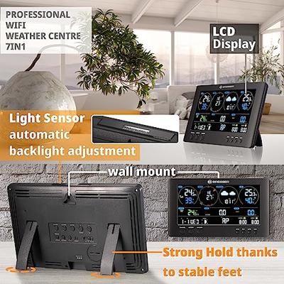 BRESSER WLAN ClearView weerstation met 7-in-1 Profi-sensor