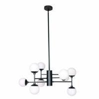 Plafondlamp DKD Home Decor Kristal Zwart (76.2 x 76.2 x 40.64 cm) - thumbnail