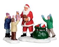 Lemax it´s santa!, s/3 kerstdorp figuur type 5 2015 - thumbnail