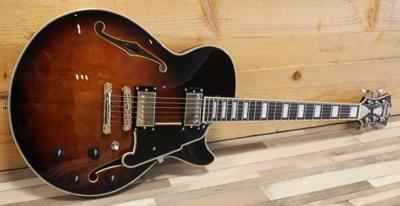 D&apos;angelico Premier SS Brown Burst