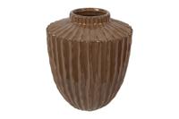 Countryfield vaas duuk s bruin h26cm - thumbnail