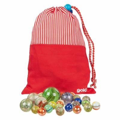 Goki knikkernetje met 50 knikkers