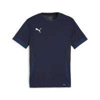 PUMA teamGOAL Matchday Voetbalshirt Donkerblauw Wit - thumbnail