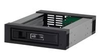JOUJYE JJ-137M-SS SATA/SAS 13,3 cm 5,25 inch zwart voor 8,9 cm 3,5 inch HDD 7-pins SATA connector - thumbnail