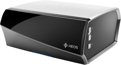 Denon HEOS by HEOSLINKHS2SRE2 Multiroom Audio Streaming Volledige versterker (High-Res Audio, Spotify Connect, NAS, WLAN, USB, app-bediening, Aux-In, Bluetooth) zwart