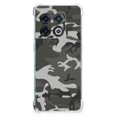 OnePlus 10 Pro Doorzichtige Silicone Hoesje Army Light OnePlus 10 Pro Doorzichtige Silicone Hoesje Army Light