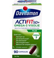 Davitamon Actifit 50+ Omega-3 Visolie Capsules - thumbnail