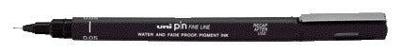 Fineliner uni-ball pin 0.05mm zwart | 12 stuks