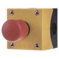 Eaton M22-PV/KC02/IY Noodstopschakelaar 115 V/AC, 500 V/AC 6 A 2x NC IP66, IP69 1 stuk(s)