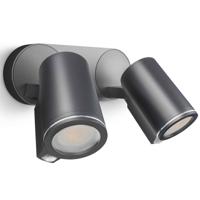 Steinel tuinspotlight met sensor spot duo sensor zwart - thumbnail
