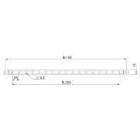 Schneider Electric NSYSDCR6 NSYSDCR6 (b x h) 600 mm x 18 mm Staal 1 stuk(s)
