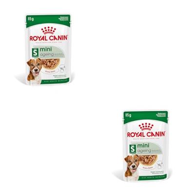 Royal Canin Mini Ageing (senior) natvoer hondenvoer zakjes 12x85g - thumbnail