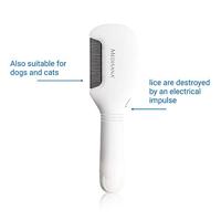 medisana LC 870 elektrische luizenkam met LED-verlichting, kam tegen hoofdluizen en neten, netenkam, geschikt voor honden en katten - thumbnail
