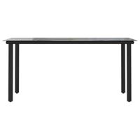 7-delige Tuinset met kussens poly rattan glas bruin - thumbnail